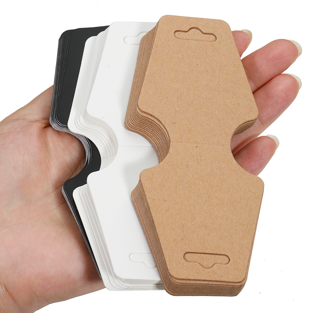 AliExpress 50-Piece Foldable Kraft Jewelry Display Cards, view 6
