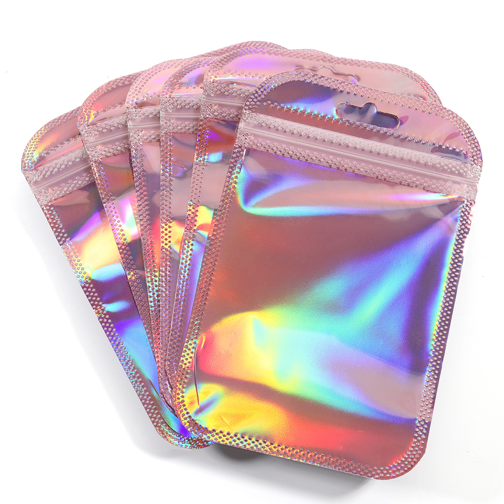 AliExpress Pink Iridescent Self-Sealing Pouches (50-Pack)
