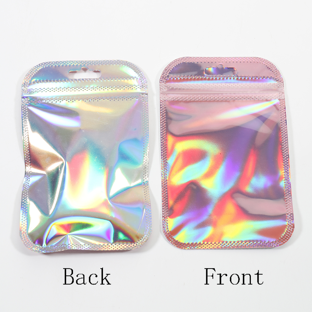 AliExpress Pink Iridescent Self-Sealing Pouches (50-Pack), view 5