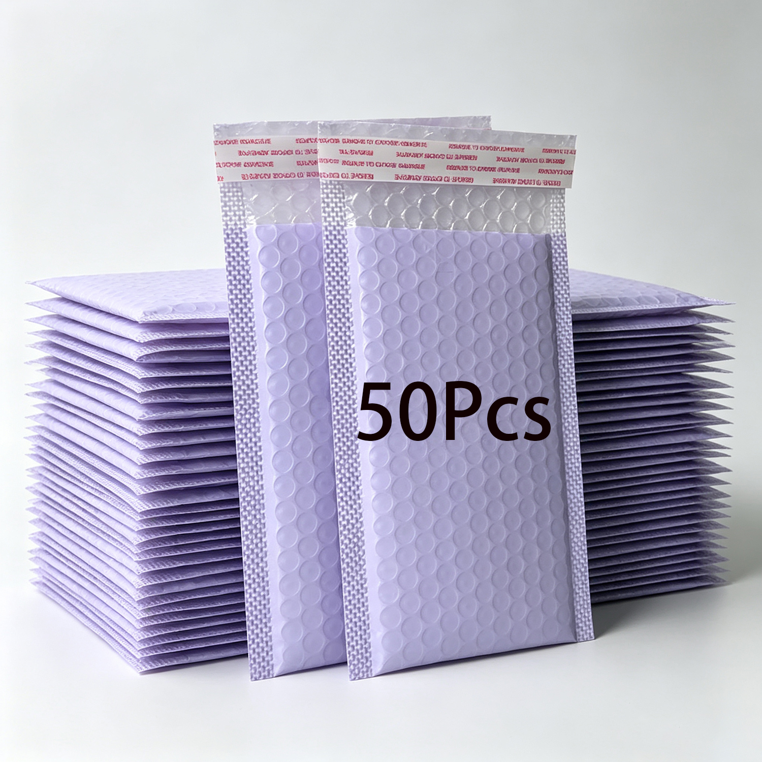 AliExpress 50Pcs Purple Bubble Envelopes Self‑Seal Anti‑Collision Mailer Bags Waterproof Padded Pouches for Gifts Cosmetics Mail Shipping