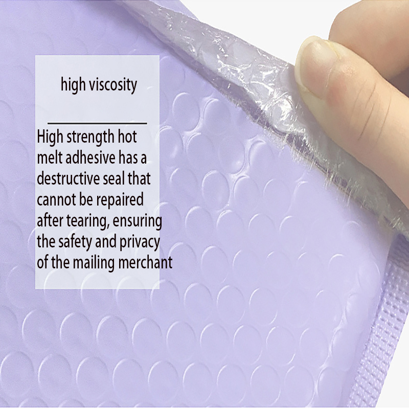 AliExpress 50Pcs Purple Bubble Envelopes Self‑Seal Anti‑Collision Mailer Bags Waterproof Padded Pouches for Gifts Cosmetics Mail Shipping, view 3