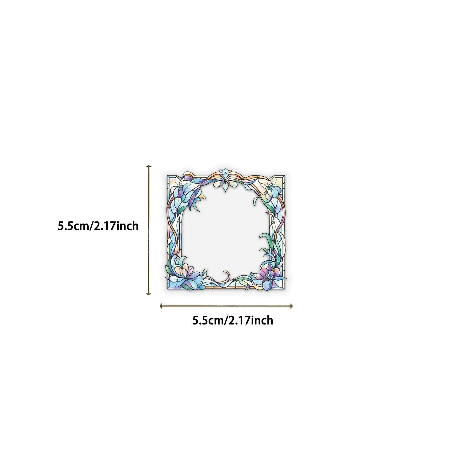 AliExpress 50PCS Retro Flower Mirror Sticker Fun Stickers DIY Phone Case Laptop Water Cup Computer Toy Stickers, view 5