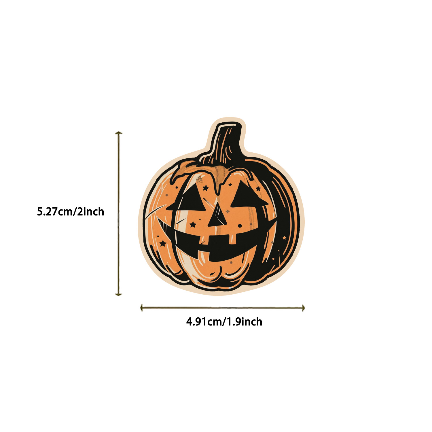 AliExpress 50PCS Retro Halloween Graffiti Stickers Aesthetic Phone Bike Wall Scrapbook Motorcycle Waterproof Sticker for Kids Toys Gifts, view 2