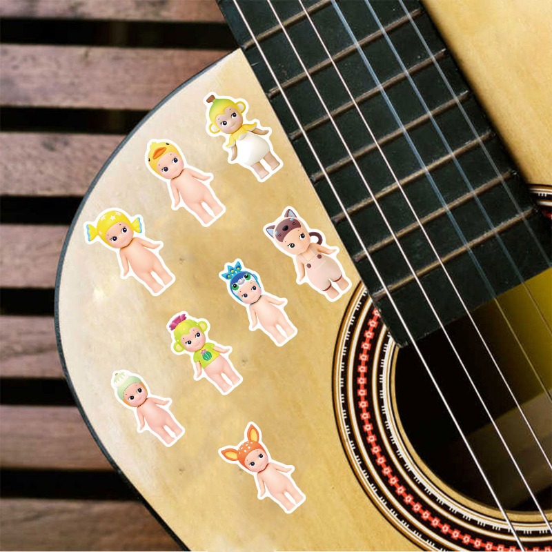AliExpress 50PCS Sonny Angle Dolls Stickers for Car Luggage Laptop Skateboard Gift Journal Waterproof Sticker Wholesale Toys DIY Stickers, view 6