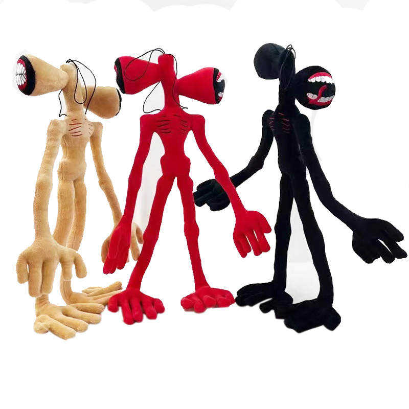 AliExpress 55CM Bendable Siren Head Plush Toys Office Decoration Standing Siren Head Stuffed Toy Desktop Ornaments Plushie Dolls, view 2