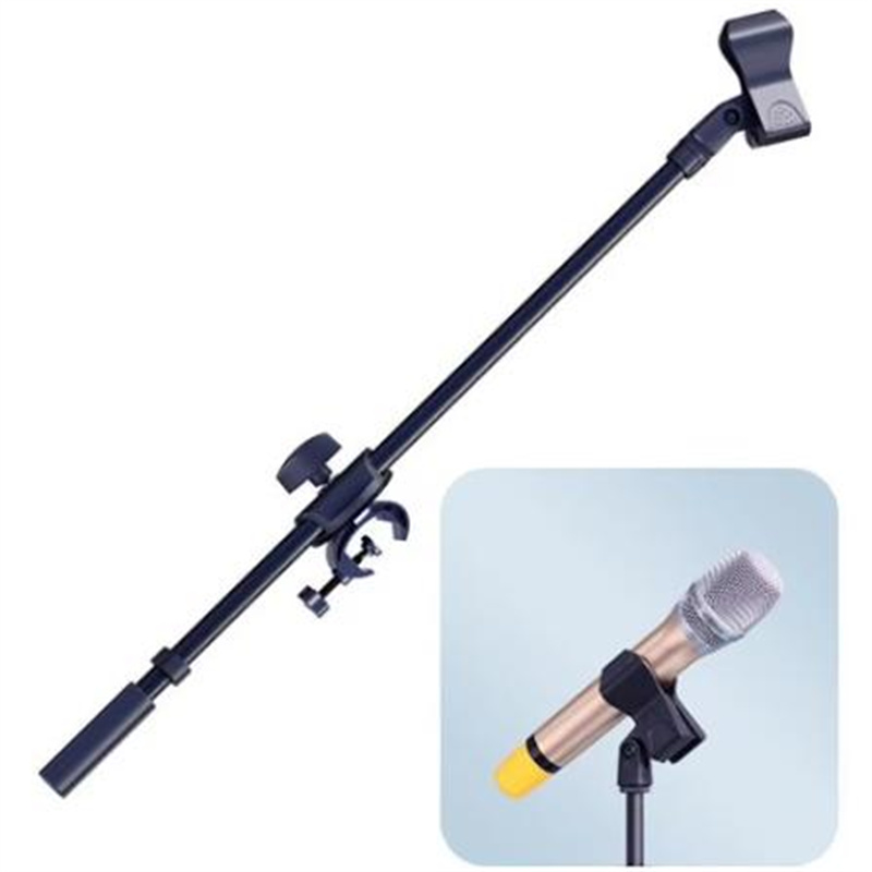 AliExpress 55CM Rotating Microphone Stand Crossbar Arms Mic Clip Phone Holder Extension Bracket Designed 3/8 Thread cross bar, view 6