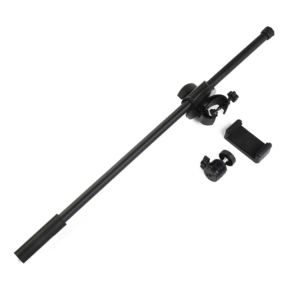 AliExpress 55CM Rotating Microphone Stand Crossbar Arms Mic Clip Phone Holder Extension Bracket Designed 3/8 Thread cross bar, view 5