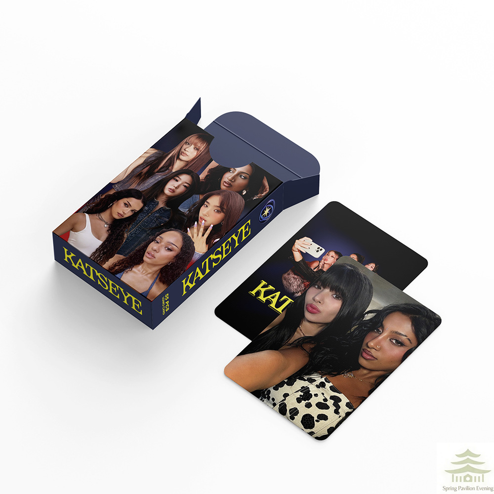 AliExpress 55Pcs/Set HD Printed Lomo Cards & Stickers, Portrait Collectible Photo Cards, Decorative Collection Gifts for Fans, view 5