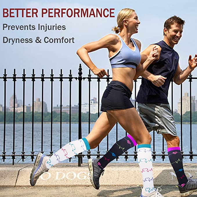 AliExpress 58 Style Compression Socks Medical Edema Diabetes Varicose Vein Stockings Graduated Pressure Legging Nursing Knee High Stockings, view 3