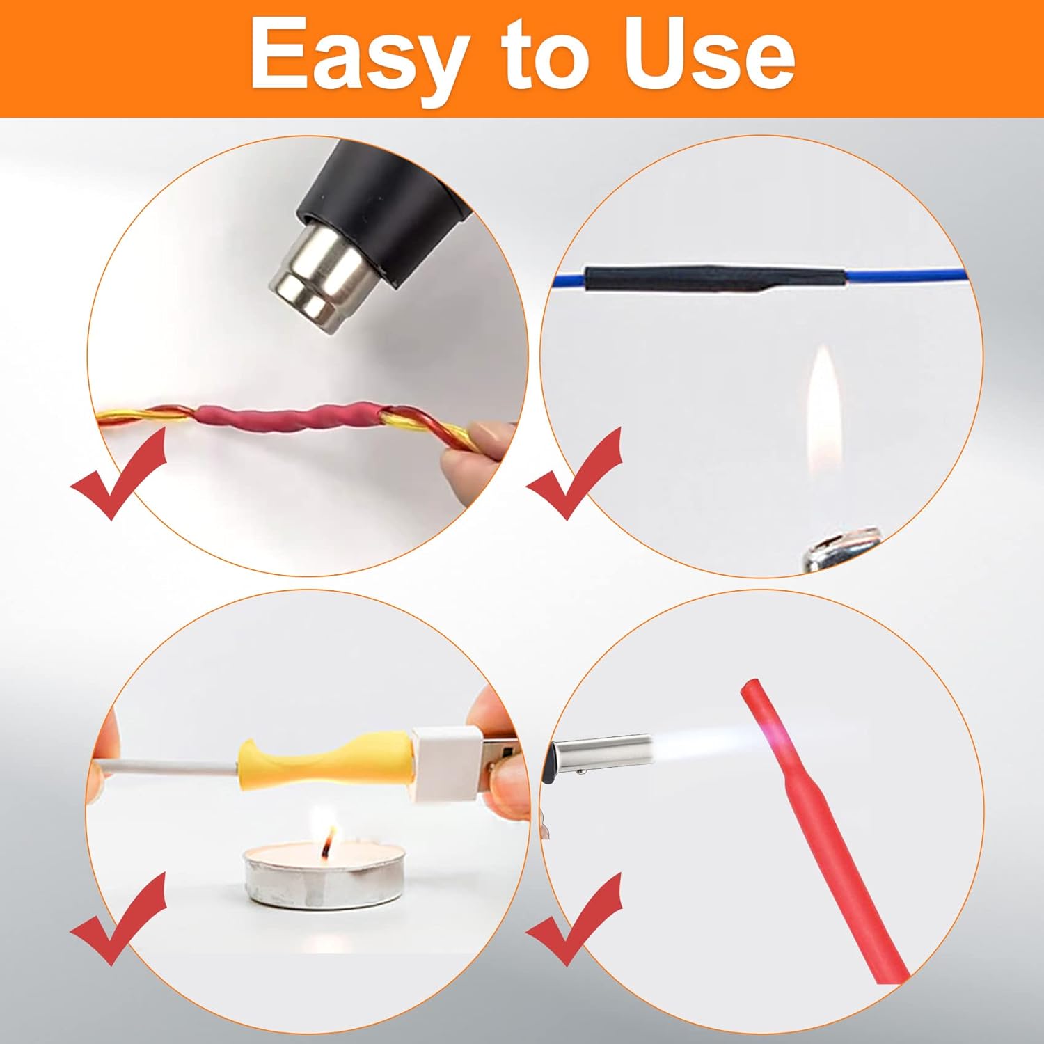 AliExpress 580/560Pcs Heat Shrink Tubing Kit EVA Material in 6 Colors 11 Sizes - Ideal for Electrical Insulation, Repairs, and Wire Conne, view 2