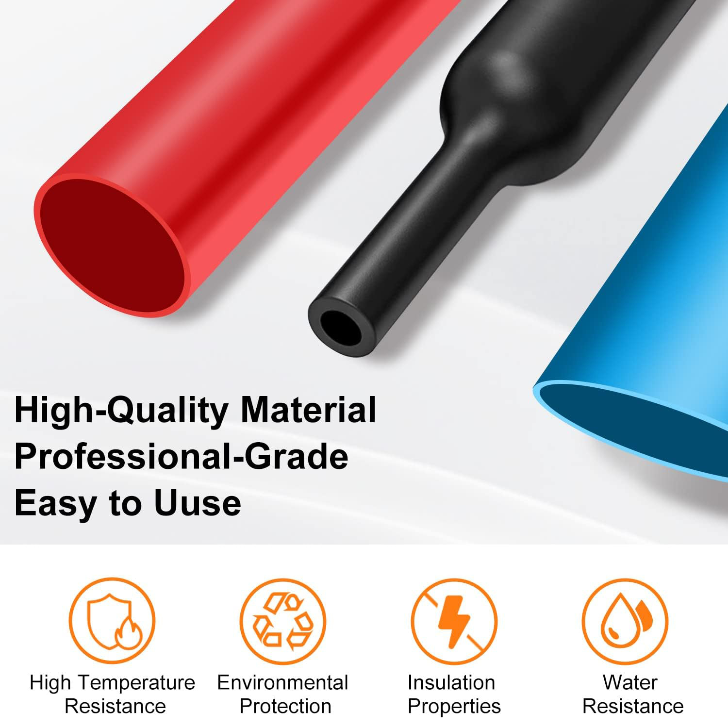AliExpress 580/560Pcs Heat Shrink Tubing Kit EVA Material in 6 Colors 11 Sizes - Ideal for Electrical Insulation, Repairs, and Wire Conne, view 4