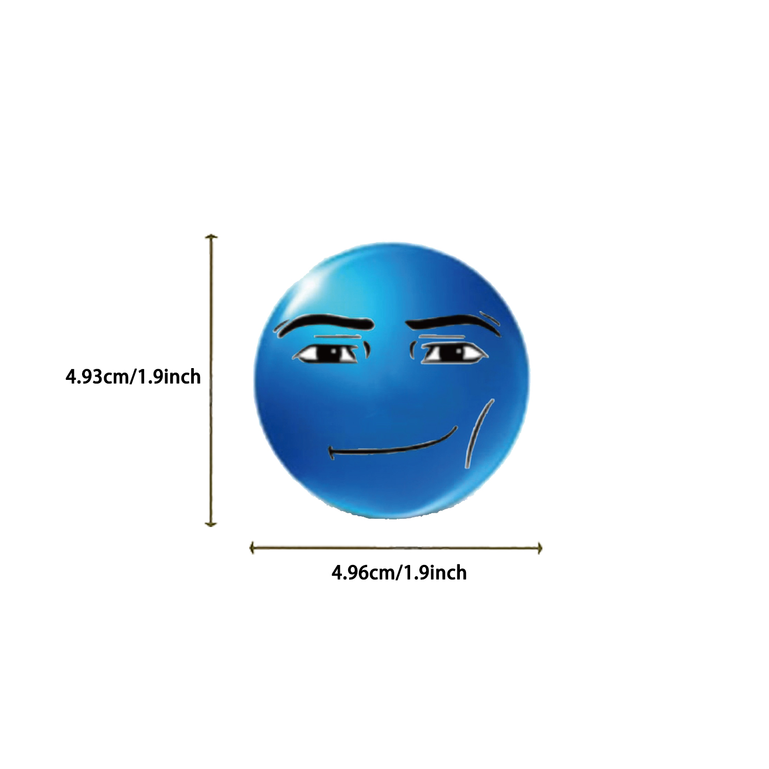 AliExpress 58pcs Robloxs Face -Winning Smile-Chicken Nugget Meme Series Cartoon Waterproof Decorative Water Cup Phone Case Stickers, view 2