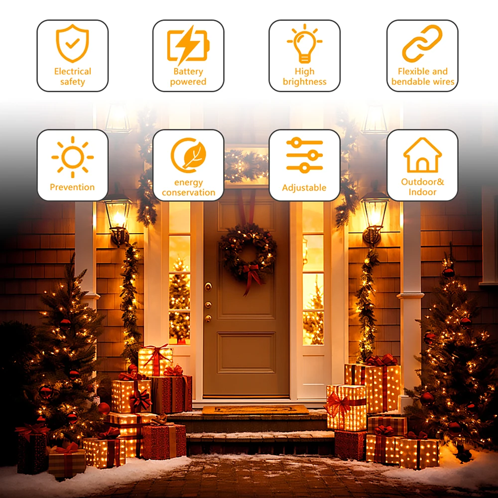 AliExpress USB-Powered Copper Wire LED Fairy String Lights, view 6
