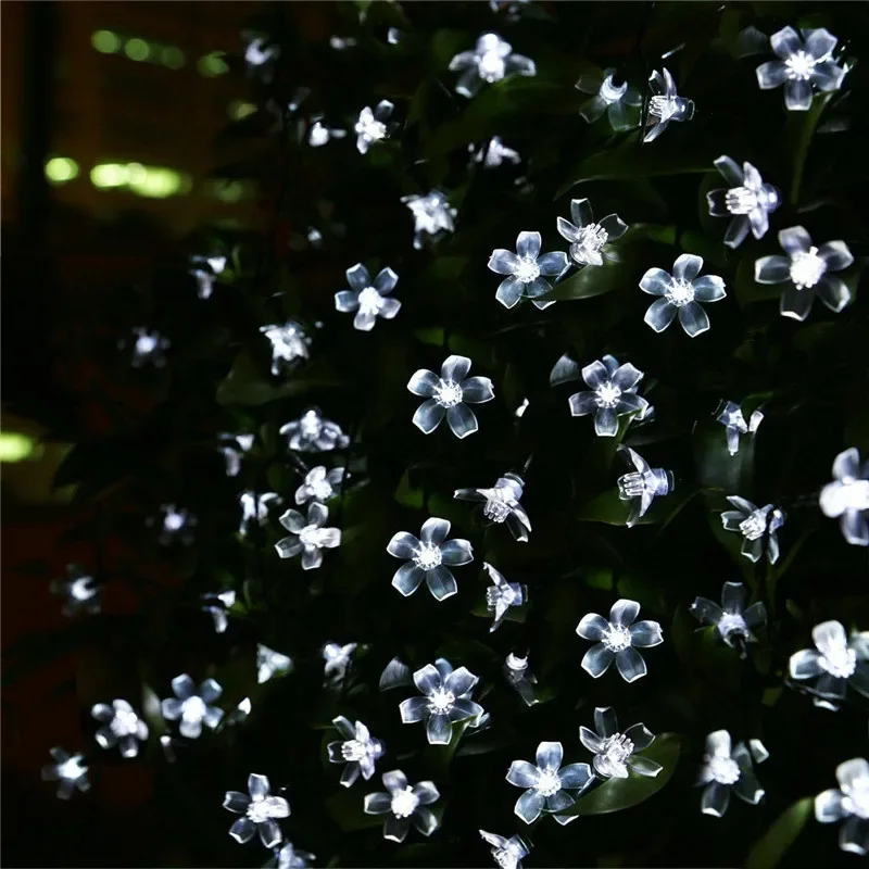 AliExpress Solar Cherry Blossom String Lights (5m, 20 LED), view 3