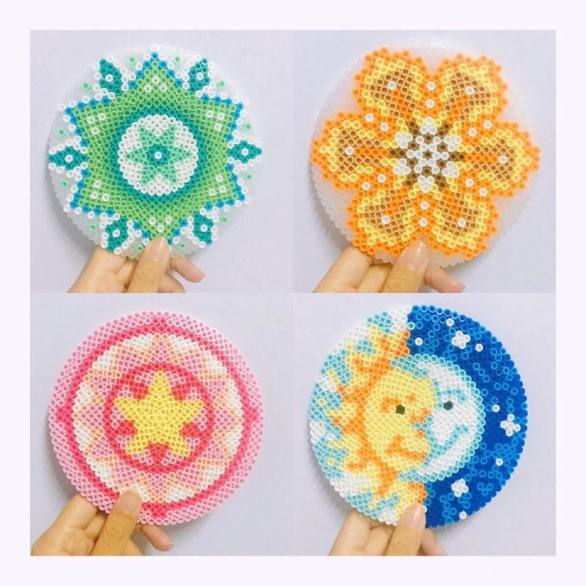 AliExpress 5mm 1000PCS Black white gray blue green purple Hama Beads for Kids Iron Fuse Beads diy Puzzles Pixel Art Gift Children Toy, view 4