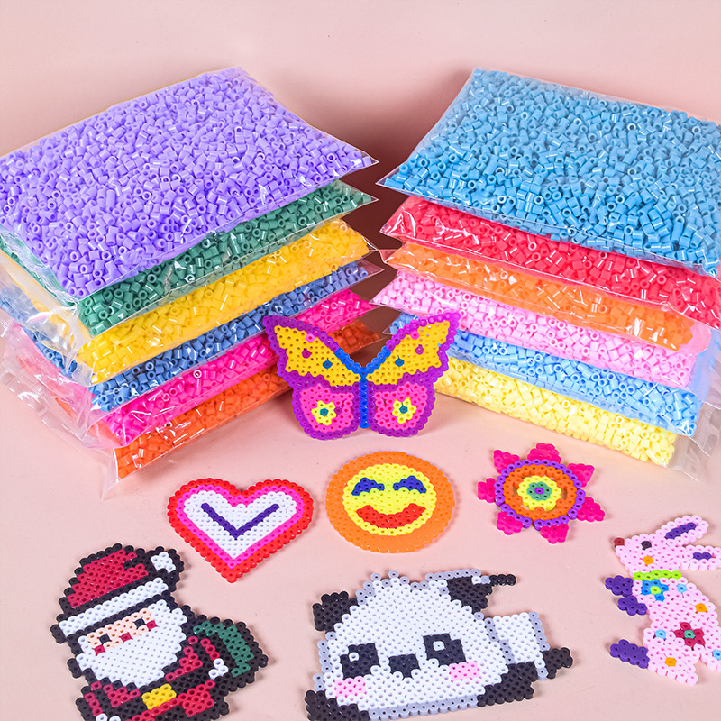AliExpress 5MM 500pcs 3D Pixel Puzzle Iron Beads for Kids Melting Beads Hama Beads DIY High Quality Handmade Gift Toy Fuse Beads