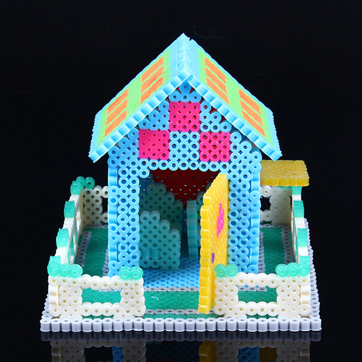 AliExpress 5MM 500pcs 3D Pixel Puzzle Iron Beads for Kids Melting Beads Hama Beads DIY High Quality Handmade Gift Toy Fuse Beads, view 6