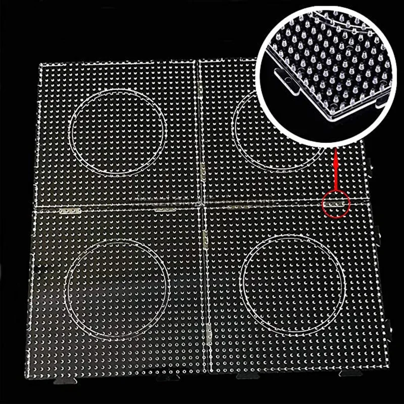 AliExpress 5mm Perler Beads Square Pegboard 3D Puzzle Juguetes for Hama Bead Educational Toys for Children Jigsaw Puzzle Brinquedos, view 6