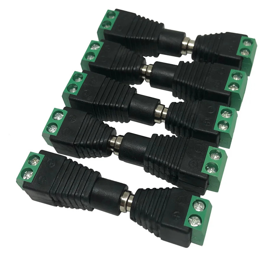 AliExpress DC 12V 5.5x2.1mm Power Connectors (5 Pairs)