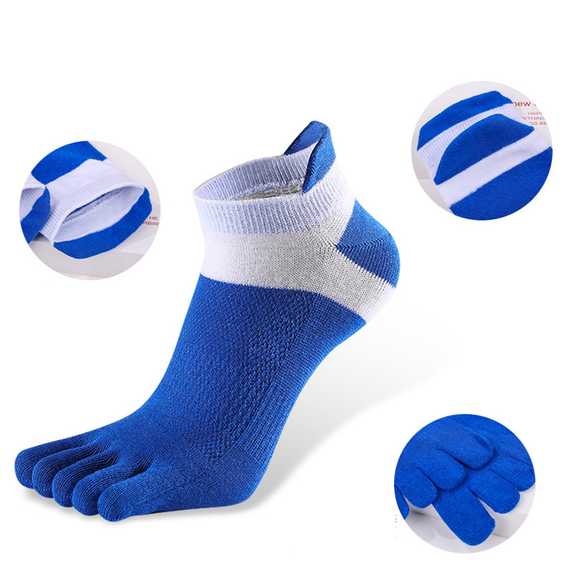 AliExpress 5Pairs / lot Summer Men Socks Cotton Five-finger Male short Socks High Quality, view 2