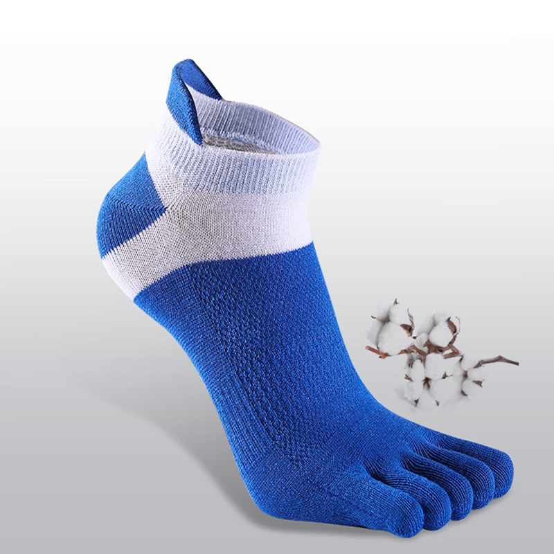 AliExpress 5Pairs / lot Summer Men Socks Cotton Five-finger Male short Socks High Quality, view 3
