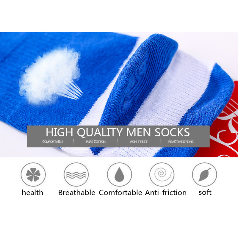 AliExpress 5Pairs / lot Summer Men Socks Cotton Five-finger Male short Socks High Quality, view 5