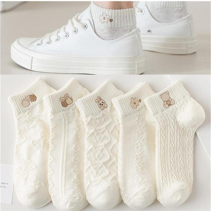 AliExpress Women's Cute Print Ankle Socks (5-Pair)
