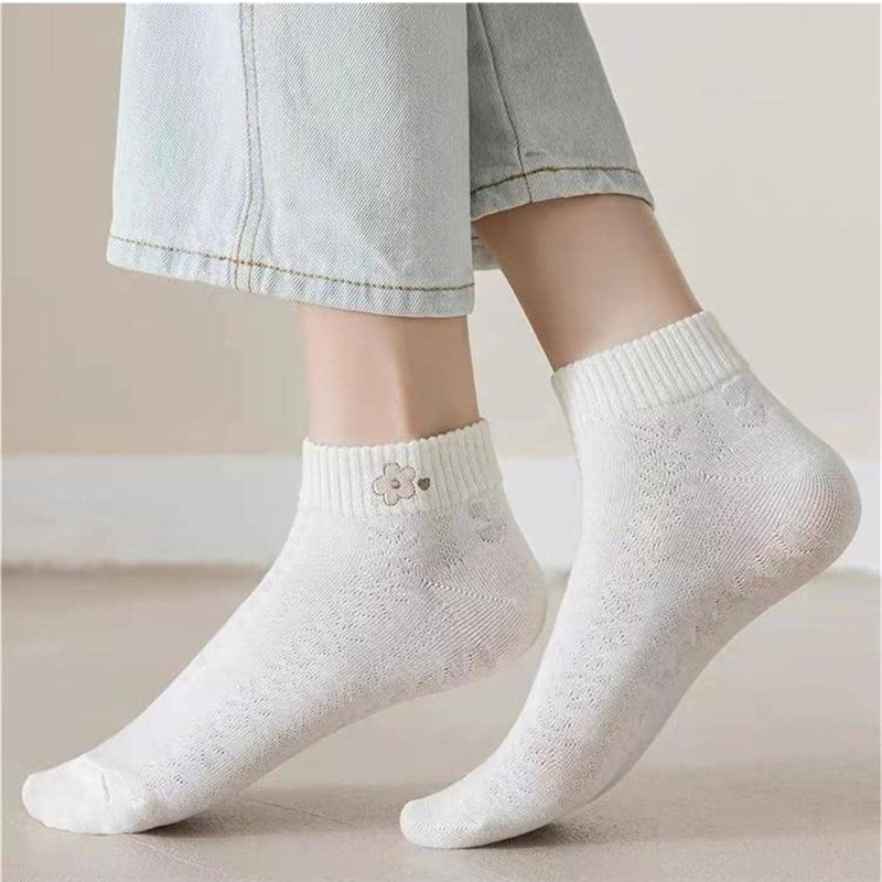 AliExpress Women's Cute Print Ankle Socks (5-Pair), view 5