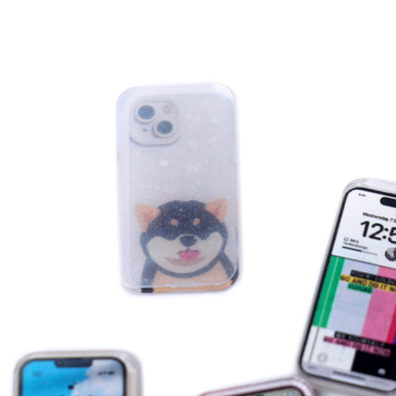 AliExpress 5Pcs 1:12 Dollhouse Miniature Mobile Phone Simulation Smartphone Model Kids Pretend Play Toys Doll House Accessories, view 5