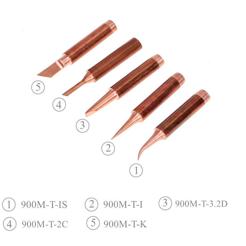 AliExpress 900M-T Pure Copper Lead-Free Soldering Tips (5-Pack), view 3