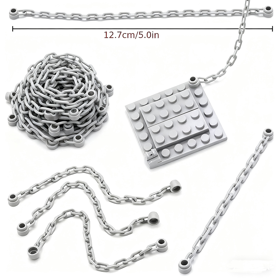 AliExpress 5pcs Chain 1x16 Length Building Block Accessories Moc Model Components Assembly Gifts Diy Creative Toys