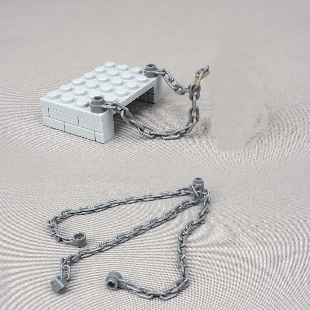 AliExpress 5pcs Chain 1x16 Length Building Block Accessories Moc Model Components Assembly Gifts Diy Creative Toys, view 3