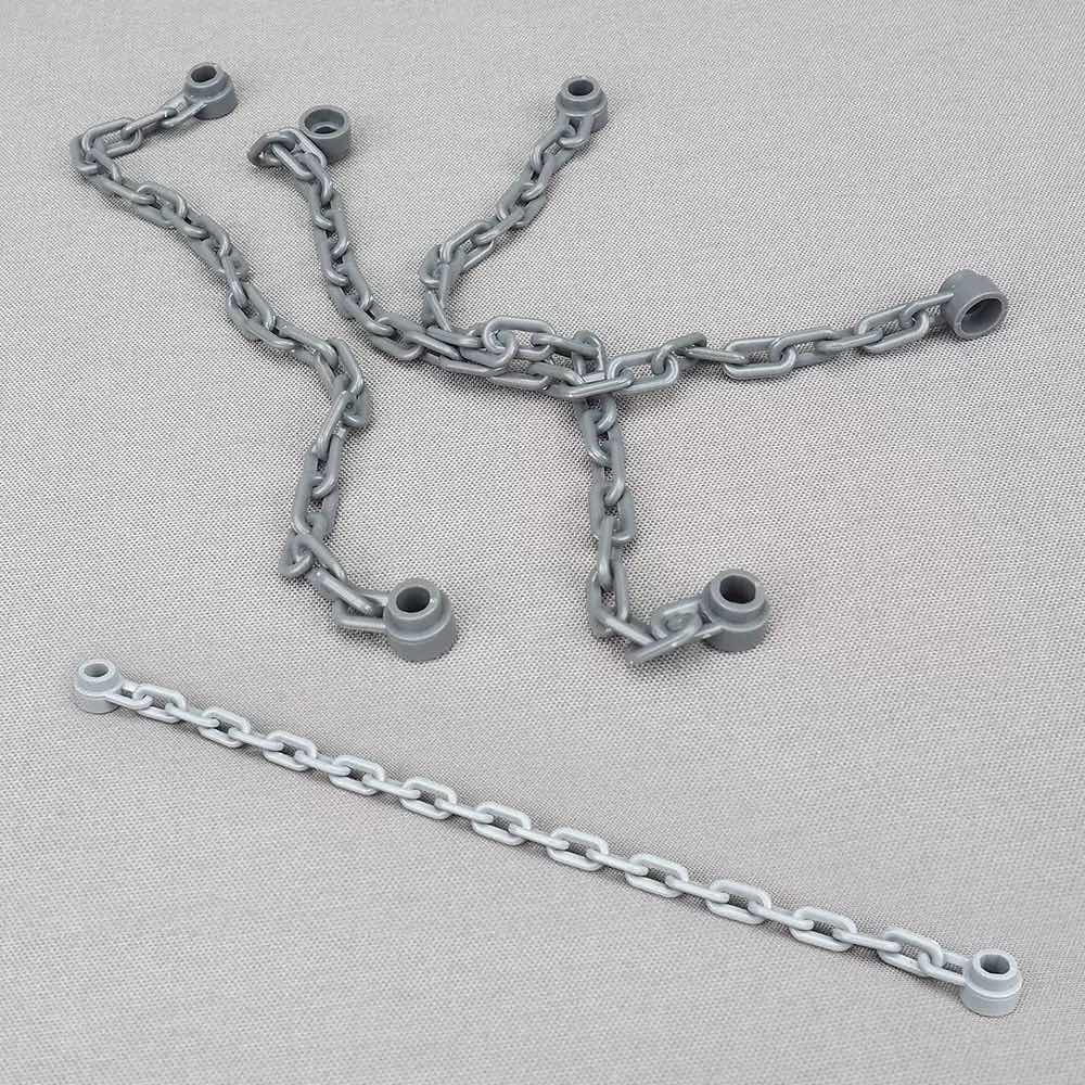 AliExpress 5pcs Chain 1x16 Length Building Block Accessories Moc Model Components Assembly Gifts Diy Creative Toys, view 4