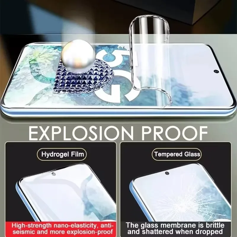 AliExpress 5Pcs Hydrogel Film for Samsung Galaxy S21 S22 S20 S23 S24 Ultra S10 S9 S8 Plus FE Screen Protector for Samsung Note 20 10 9 Plus, view 3