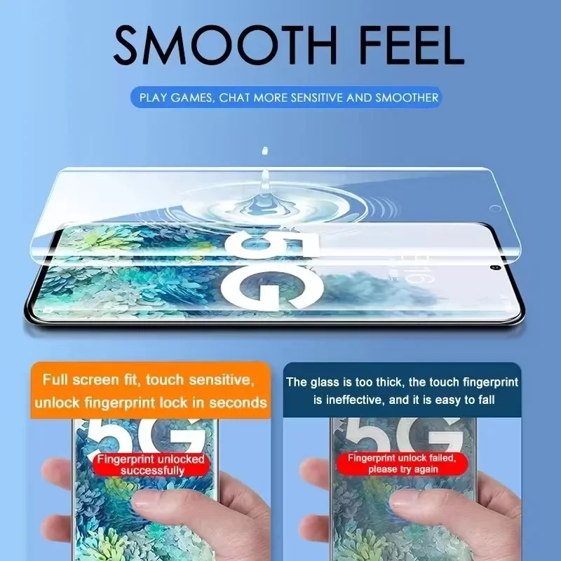 AliExpress 5Pcs Hydrogel Film for Samsung Galaxy S21 S22 S20 S23 S24 Ultra S10 S9 S8 Plus FE Screen Protector for Samsung Note 20 10 9 Plus, view 4