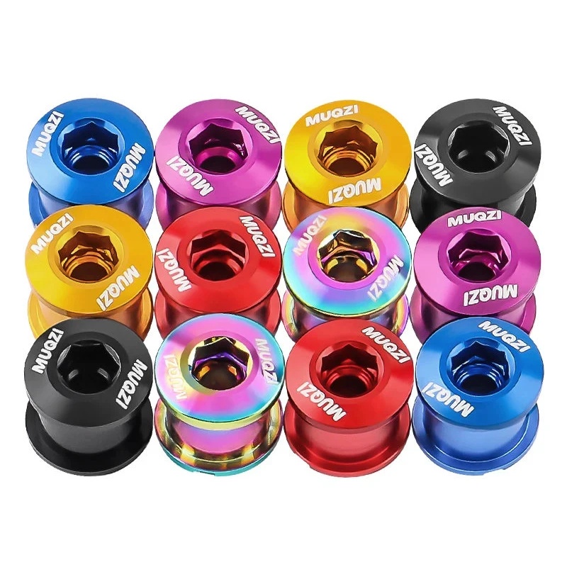 AliExpress 5-Piece 6.5 mm Lightweight Bike Chainring Bolts, view 2