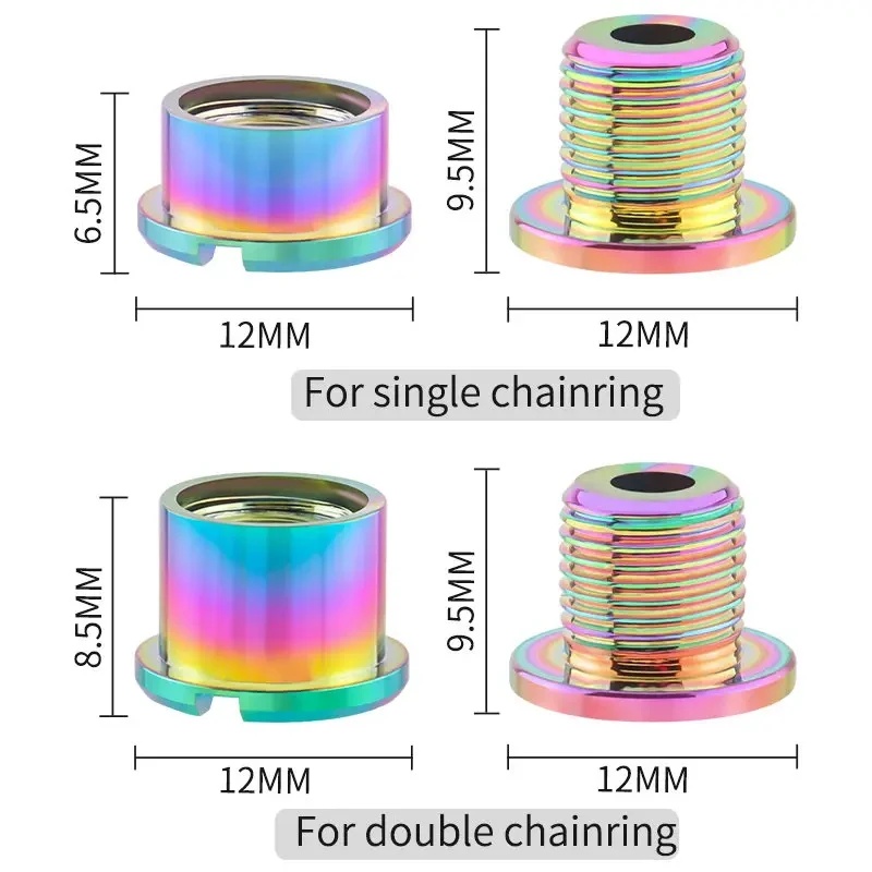 AliExpress 5-Piece 6.5 mm Lightweight Bike Chainring Bolts, view 4