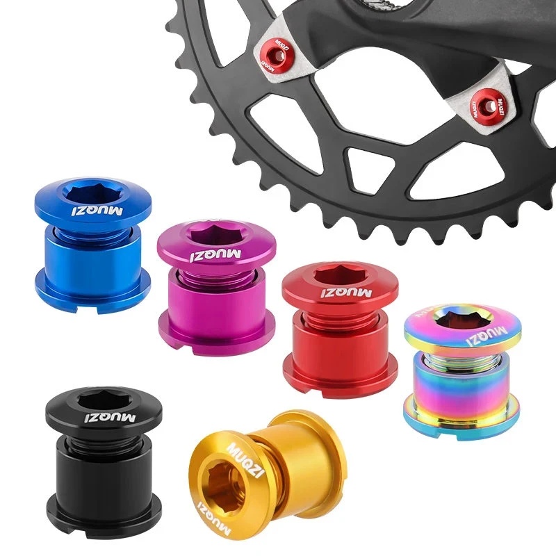 AliExpress 5-Piece 6.5 mm Lightweight Bike Chainring Bolts, view 6