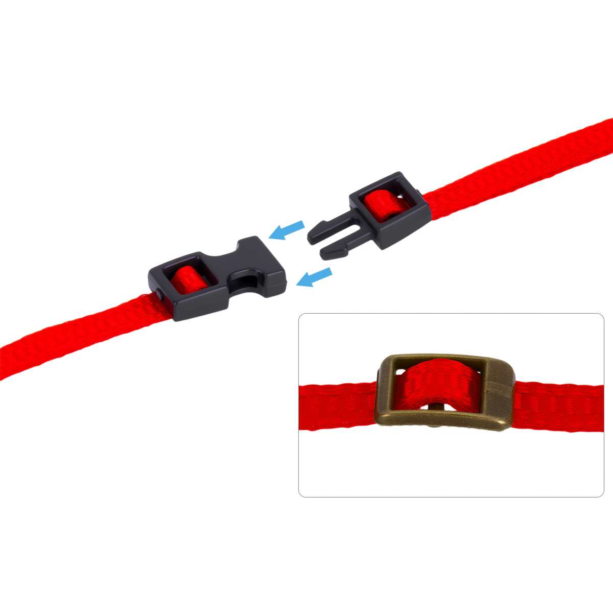 AliExpress 5Pcs Luggage Rope Roof Rack Tie Down Straps for 1/8 1/10 1/18 1/24 RC Crawler SCX10 TRX4 TRX6 YK4102 RGT SCX24 TRX4M Decorate, view 4