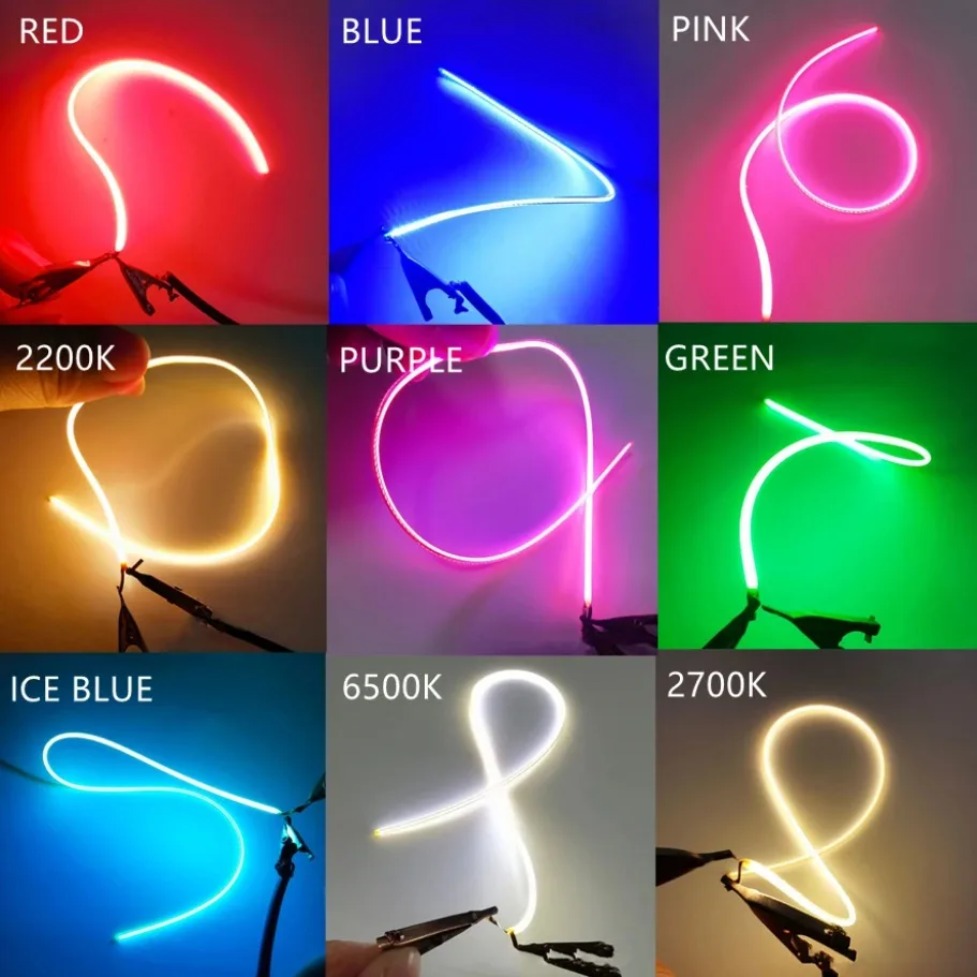 AliExpress 5Pcs/Pack DC3V LED Same End Filament Flexible Diode Parts for Spiral Bulb Retro Edison Bulb Ultra Slim DIY Lighting Strip Decor, view 3