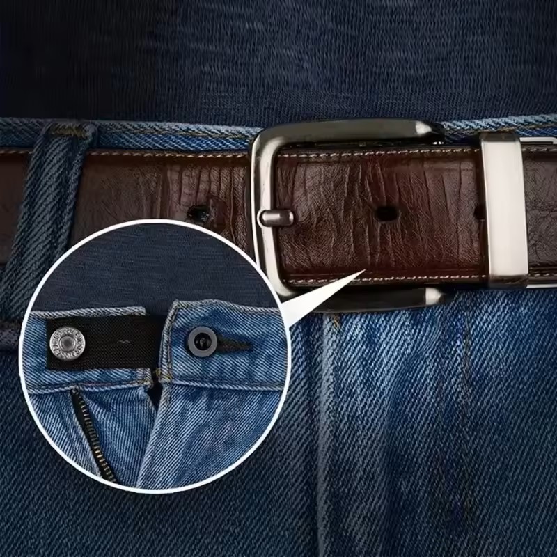 AliExpress 5pcs Pant Extender Belt Unisex Waist Band Tight Trousers Jeans Skirts Maternity Button Hooks Garment DIY Sewing Supplies, view 5