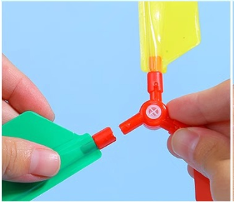 AliExpress 5PCS Propeller Balloon Helicopter DIY Flying Toy With Whistle Outdoor Activity Party Ornament Festival Present, view 6
