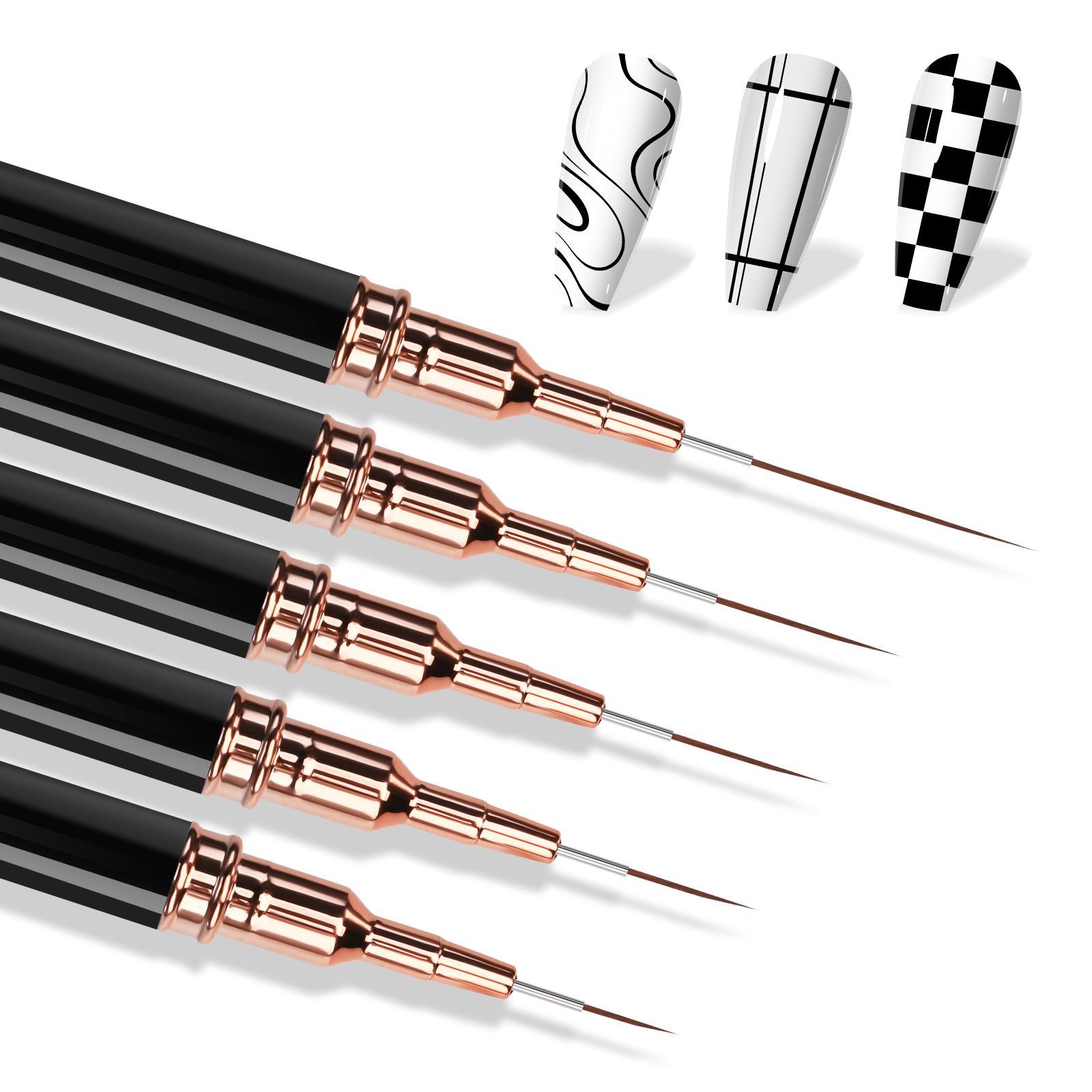 AliExpress Nail Art Liner Brush Set (5-Piece)
