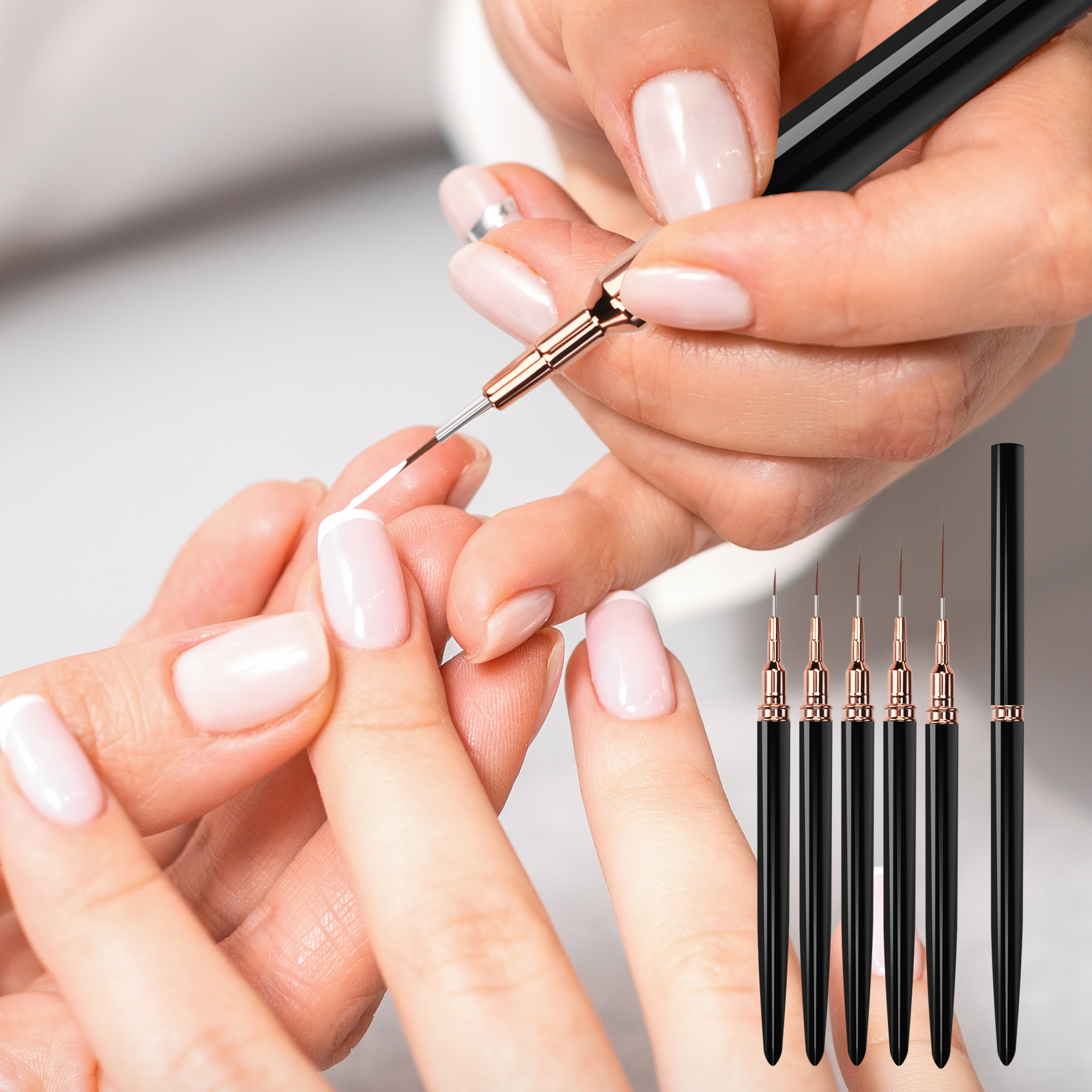 AliExpress Nail Art Liner Brush Set (5-Piece), view 2