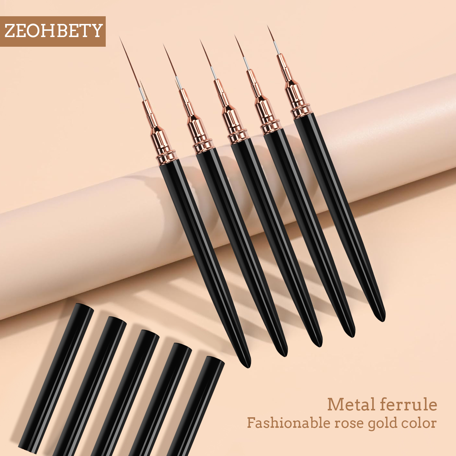AliExpress Nail Art Liner Brush Set (5-Piece), view 3