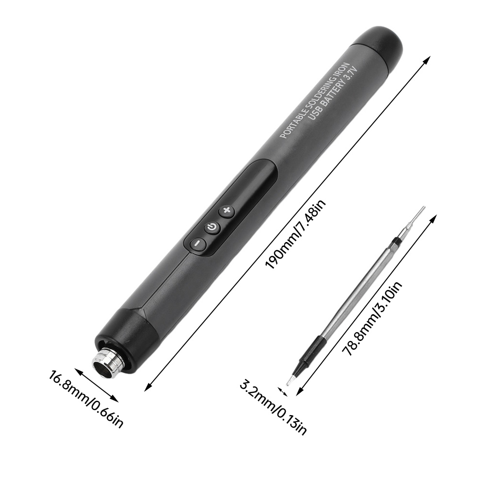 AliExpress 5V 8W Cordless USB Soldering Iron, view 6