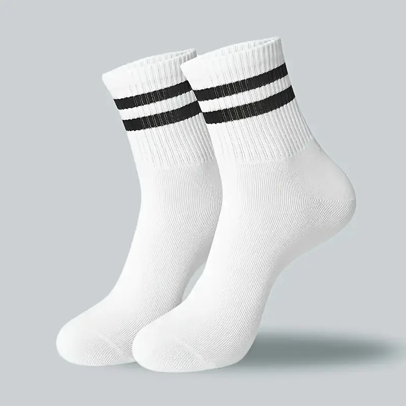 AliExpress Striped Crew Socks for Men and Women (6 to 20 Pairs), view 5