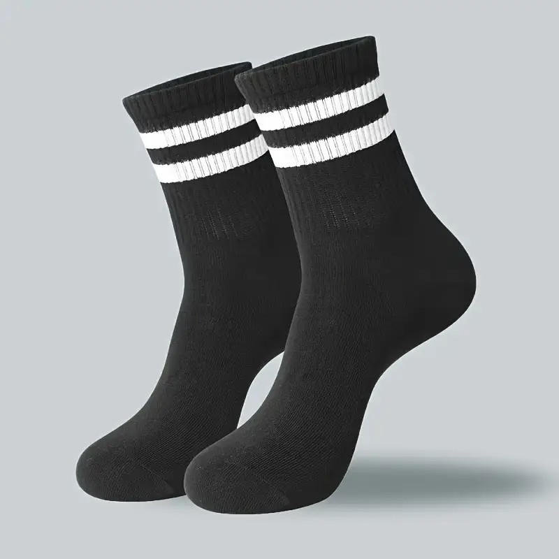AliExpress Striped Crew Socks for Men and Women (6 to 20 Pairs), view 6