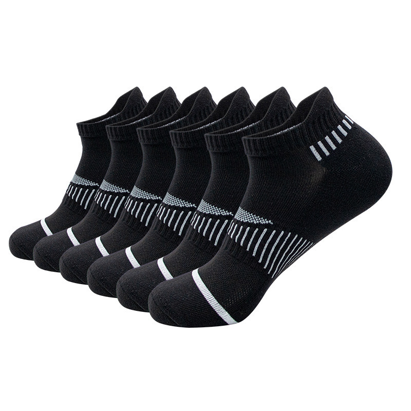 AliExpress 6/12Pairs Men's Classic Crew White Socks Unisex Sports Socks for Men Running Basketball Anti-slip Outdoor Breathable Man Socks, view 2