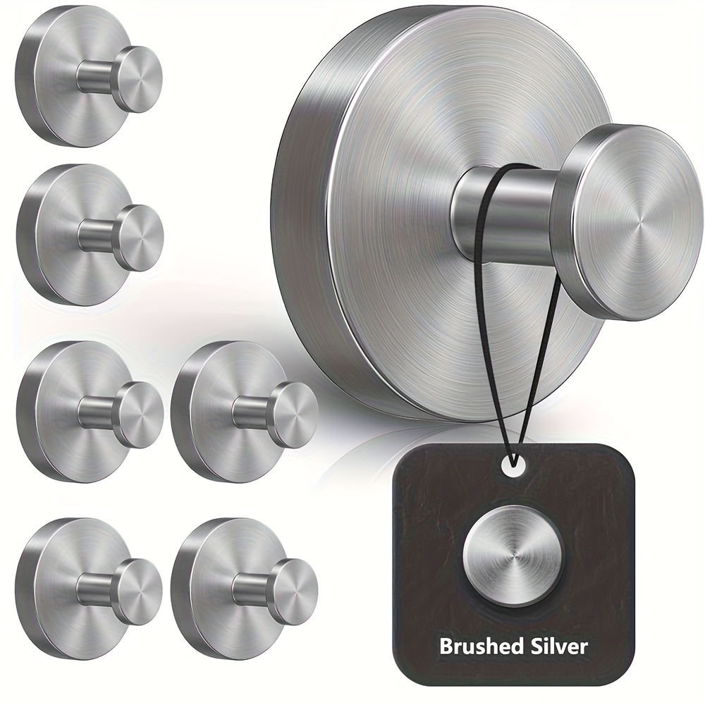 AliExpress Stainless Steel Suction Cup Hooks (6-Pack)